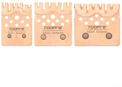 Zoegneer TL SG04 Scheibenbremsbeläge Vierkolben Scheibenbremse Keramik Metall Wärmeableitung Bremsbeläge für Fahrräder (TL-SG04)