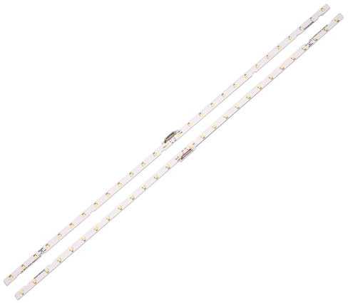 FGRNIod 2 Stück 28 LED-Lichtstreifen, kompatibel for Samsung 43 Zoll TV UE43NU7100U AOT_43_NU7100F_2X28_3030C BN44-00947A UE43NU7120U