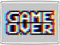 Pixly® Game Over Fridge Magnet Large Jumbo Size Funny Gamer Joke Keepsake Novelty Refrigerator Magnets Gift