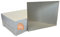 KITCHENDREAM Lot de 3 boîtes à gâteau avec 3 planches à gâteau carrées assorties (30 x 40 x 15 cm) - Doré/argenté - Blanc