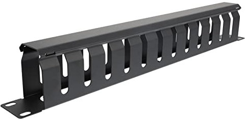 ARTIBETTER 12-slot Metal Cable Management Rack for Server Network Cable Organizer
