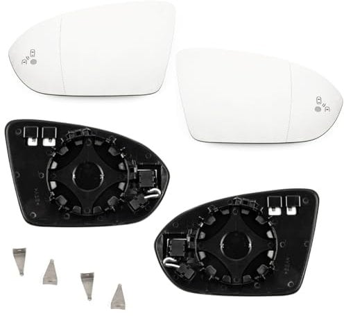 LST 2x Außenspiegel Toter Winkel Assistent asphärisch links rechts beheizt kompatibel mit Opel Astra K B16 Insignia B Z18