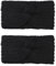 2 Stück stirnband damen winter,stirnband kinder,stirnband mädchen,Stirnbänder Strick,Haarband Elastische,Ohrenwärmer,Vielseitig Stirnband Damen,für Herbst Und Winter(Schwarz)