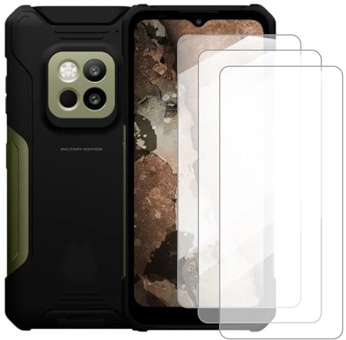 Damolong Screen Protector Compatible with Hammer Construction 2 Thermal 5G(6.58 Inch) [3 Pack] Glass Screen Protector Suitable for Thermal 5G Military Edition, Tempered Glass Protective Film