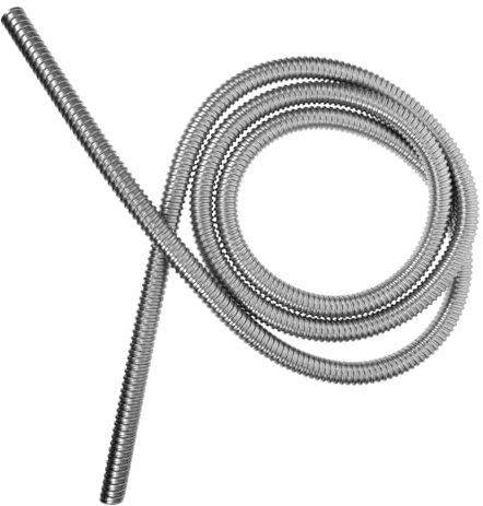 TINEASUR Protettore Del Cavo Metallico in Acciaio Inossidabile 304, Manicotto Flessibile Da 3 Metri, Guaina Per Cavi Resistente All'usura Per Uso Industriale e Domestico