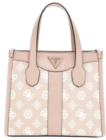 GUESS Silvana 2 Compartment Mini Tote XS Sand Logo