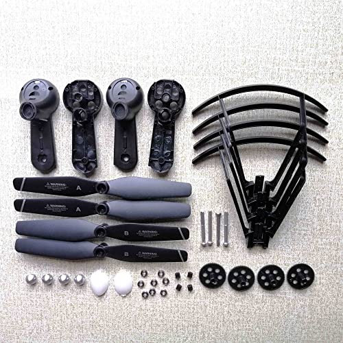 MKVAXR Propellerblätter Getriebeschutz Schutzabdeckung Quadcopter Motor Motoren Arm usw. Teil, for S167 GPS RC Drohne Drohnen-Propeller-Set(1)