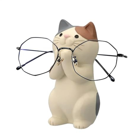 Mingchengheng Porte-Lunette en Forme De Chat Support De Lunettes Forme d'animal Porte Lunettes Animaux Support De Lunettes De Présentoir À Lunettes Porte Lunette Lunettes pour Chats Décoration