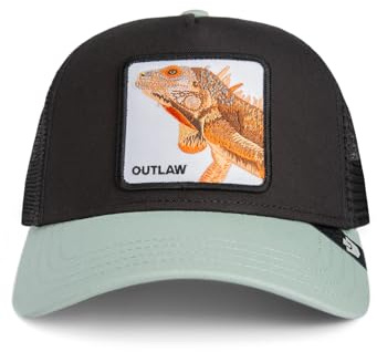 Goorin Bros. Trucker Cap The Outlaw Lizard Void Shade Schwarz Mint, Size:OneSize