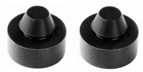 LUCKGRASP Rubber Foot Pads Microwave Oven Replacement Parts Fixed Support Accessories (2PCS)