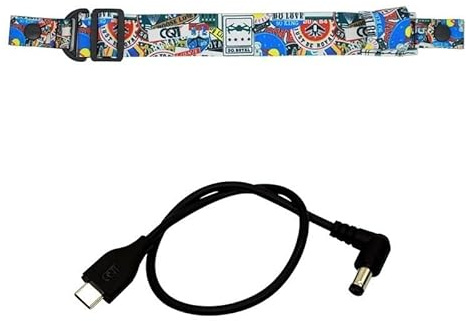 For Adjustable Goggles V2 Head Strap Battery Fixing For DJI for FPV Combo Drone/VR Glasses Snap Button Headband Drone parts(2 in 1 set)
