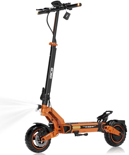 RCB D7 Ultra E-Scooter für Erwachsene – ABE zugelassen, NFC-Start, Blinker, APP, 500W Motor (Spitze 1600W) mit 26% Steigfähigkeit, Reichweite 80-130 km, 20,8-27 Ah, 10 pannensichere Gelreifen