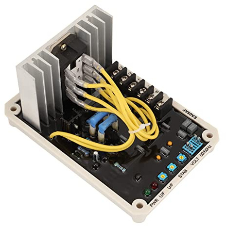 SustVita Scheda regolatore automatico di tensione per generatori brushless autoeccitati, modulo AVR brushless EA05AF con ingresso da 170 a 250 V CA e corrente 5 A