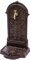 aubaho Standbrunnen 64cm 11kg Waschbecken Brunnen Eisen braun Wandbrunnen antik Stil