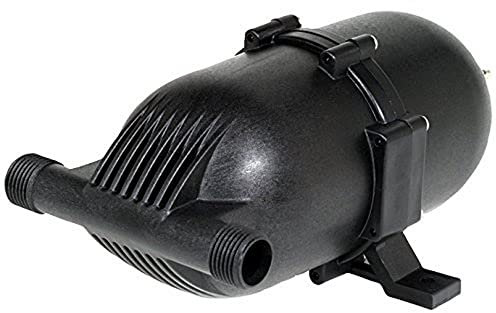 Shurflo 182200 Accumulator Tank, 9.1 x 4.8 x 3.8, Black