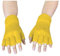 Party-Discount Handschuhe gestrickt, fingerlos, gelb