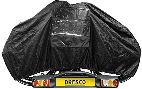 Dresco Couvre-vélo pour 2 vélos avec compartiment de remplissage