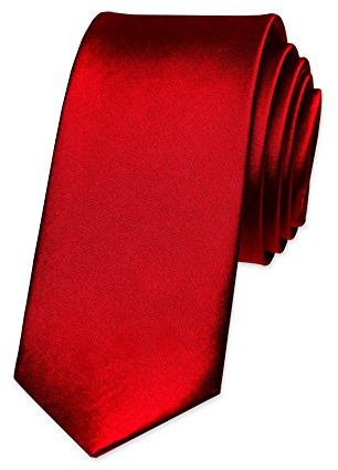 Autiga® Krawatte Herren Hochzeit Konfirmation Slim Tie Retro Business Schlips schmal