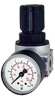 RIEGLER R 05-3 multifix-mini Druckregler inklusive Manometer, Baugröße 0, G 1/8, 0,1-3 bar