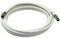Satix SKK00503 Koaxialkabel F-Schnell-Stecker Horizon Box Modemkabel F/IEC-Kabel, 5m weiß