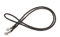 M-Royal geflochten braun Leder Western Roping Zügel 4 Plait Snap