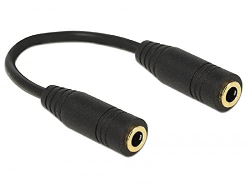 Delock Adapter Audio Klinke 3,5 mm 4 Pin Buchse > Buchse 13 cm (65896)