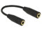 Delock Adapter Audio Klinke 3,5 mm 4 Pin Buchse > Buchse 13 cm (65896)