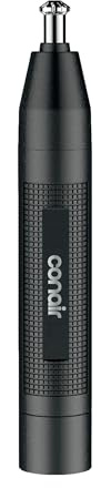 ConairMan Nose Hair Trimmer for Men, For Nose, Ear, and Eyebrows, Patent 360 Bevel Blade for No Pull, No Snag Trimming Experience, Cordless Lithium-Powered Trimmer with Drawstring Bag