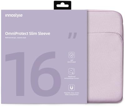 INNOSTYLE Laptoptasche 15.6 16 Zoll Laptop Tasche Laptophülle MacBook Hülle Wasserdich Kompatibel mit MacBook Pro Air HP ProBook Dell XPS Yoga Surface Pro ASUS