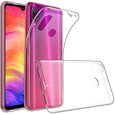 Cover in Gel TPU Trasparente per XIAOMI REDMI Note 7 - REDMI Note 7 PRO, Ultra Sottile 0,33 mm, Morbido Flessibile, Custodia Silicone