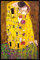 Gustav Klimt Poster Plakat | Bild und Kunststoff-Rahmen - Der Kuss, 1908 (91 x 61cm)