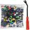Rivetti in Plastica per Auto, 500 Pezzi Plastica Vite con dispositivo di rimozione per Interni Auto Pannello Paraurti Porta, Universal Auto Clip Nylon Rivetto Plastica