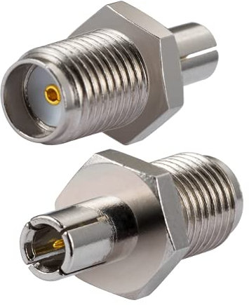 Vecys Prise SMA vers Adaptateur de Prise TS9 Adaptateur Antenne 2G 3G 4G Adaptateur Antenne TS9 SMA Compatible avec Hsdpa routeur Antenne LTE GSM WLAN UMTS Mobile Broadband 2 pcs