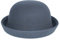Cool4 Damen Filz Melone Bowler Hut Freizeit Party Elegant WME02 (Dunkelgrau)