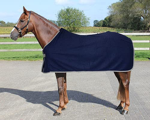 QHP fleecedecke Abschwitzdecke Basic Navy, QHP17_Gr.:155