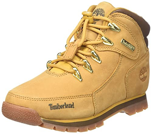Timberland Euro Rock, Stivali Unisex - Bambini e ragazzi, Marrone (Wheat Nubuck), 26 EU