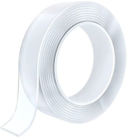 Doppelseitiges Klebeband 3m Nano Tape extra stark transparent Klebestreifen Montageband für Bilder Teppich Spiegel multifunktional spurlos abwaschbar