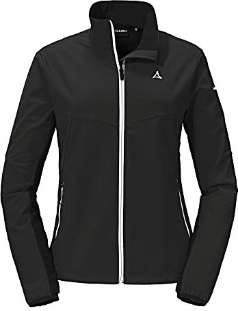 Schöffel Damen Softshell Jacket Rinnen L, wind- und wasserabweisende Winter Wanderjacke mit Body Mapping Technologie, atmungsaktive Outdoorjacke für Wintersport