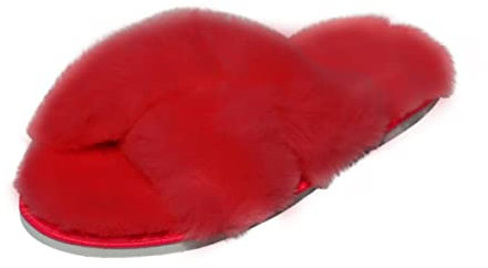 Hollert Damen Lammfell SANDALEN FLORIDA ROT Merino Schaffell Sandalette Sommerschuhe Schuhgröße EUR 39