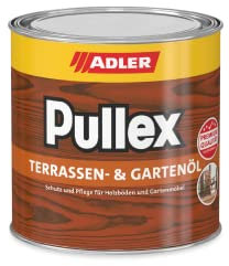ADLER Pullex Bodenöl 750ml Lärche Öl Holzöl für Terrasse Holzschutz Farblos (zum Aufhellen) 750ml