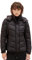 TOM TAILOR Damen 1037565 Steppjacke mit Abnehmbarer Kapuze, 14482-deep Black, XXL