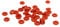 30PCS Rotes Silikon O-Ring Silikon VMQ 1.8mm Stärke Dichtung Gummiring Unterlegscheibe,7.6x4x1.8mm