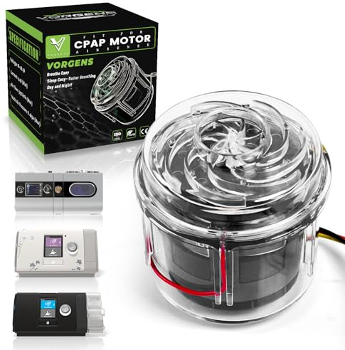 VORGENS Cpap-maschinenmotor, Passend Für Resmed Airsense 10 Supplies/resmed 9/S10 Serie, Bipap Autoset/airstart/aircurve CPAP-Pumpe Geräuscharmer CPAP-Pumpengebläsemotor, S