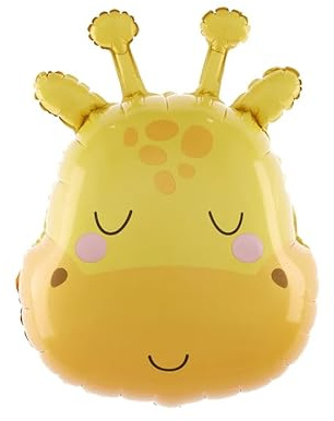 Folienballon * GIRAFFE * als Deko für Geburtstag und Party | 50x72.8cm groß | Kinder Kindergeburtstag Partydeko Luftballons Ballons Tier