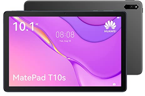 HUAWEI MatePad T 10s 2021 AGS3K-W09 Tablet, Display da 10.1, 4 GB, ROM 128 GB, Processore Octa-Core, EMUI 10.1 con Huawei Mobile Services (HMS), Quad-Speaker, WiFi, Deepsea Blue (Reacondicionado)