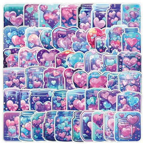 50 Stück Welt In Einer Flasche Wasserfeste Aufkleber Sticker Set für Kinder Jugendliche Love Vinyl Aufkleber für Auto Laptop Skateboard Fahrrad Moped Motorrad Motorräder Gepäck Computer Koffer