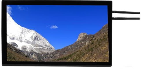 Jectse Monitor Industriale Touch Screen da 15,6 Pollici, Pannello LCD Touchscreen Capacitivo Multitouch 1920x1080P, Memoria Integrata da 128 GB, PC con Pannello Incorporato Montato