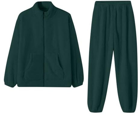EJIMUQO Tuta Roma Bambino 4-5 Anni Tuta da Lavoro Verde Militare Tuta Intera Anti Pioggia Moto XL Tuta Uomo Completa con Cerniera Zip Cotone Garzata Leggera Tuta da Lavoro Giardinaggio