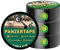 IONCAT Panzertape Schwarz Extra Stark, 30m x 50mm Gewebeband, Wasserdichtes Panzerband für innen & außen,Reparaturband, Klebeband zum Reparieren, Befestigen,Bündeln,Verstärken oder Abdichten, 4 Rollen