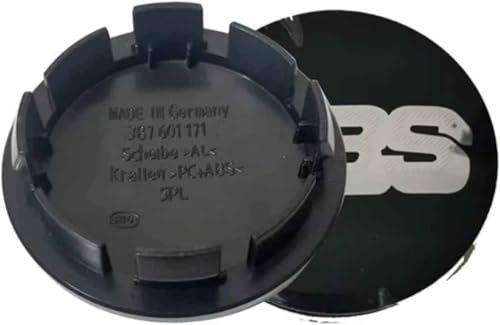 GDGFBYEH 4 Stück Autos Fahrzeug Radnabenabdeckung für BBS 65mm, Hochwertige Radabdeckungen Schützt vor Staub und Kratzern,normal-B